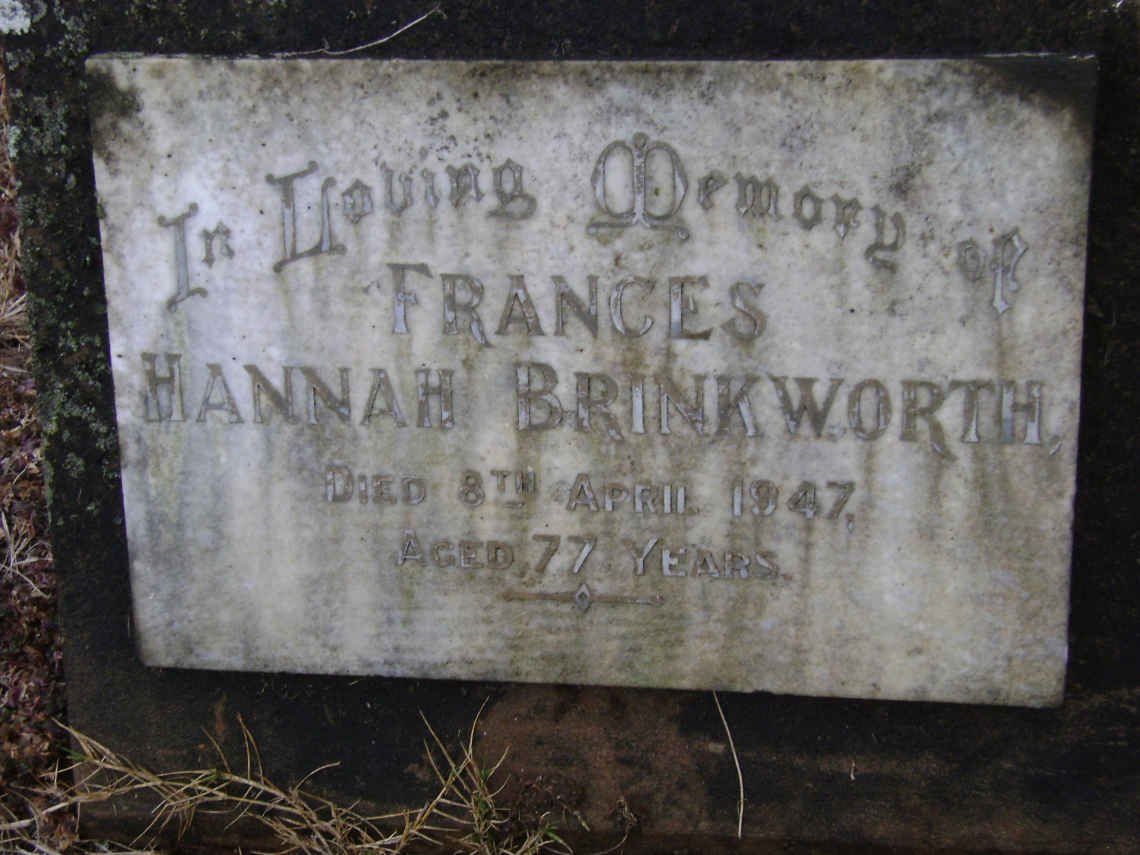 BRINKWORK Frances Hannah -1947