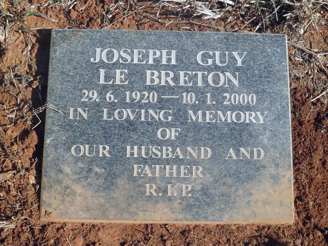 BRETON Joseph Guy, le 1920-2000