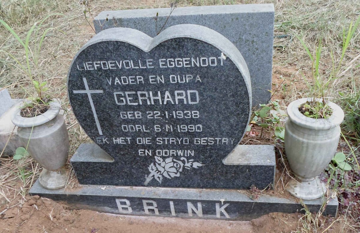 BRINK Gerhard 1938-1990