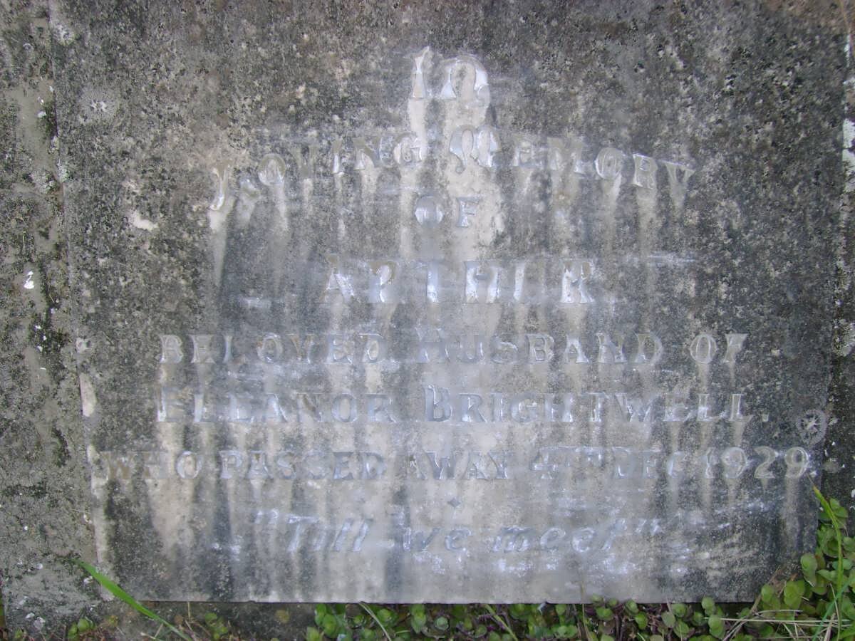 BRIGHTWELL Arthur -1929