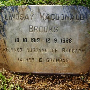 BROOKS Lindsay Macdonald 1919-1988