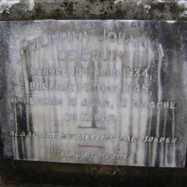 BRUIN Philippina Johanna, de 1934-1945