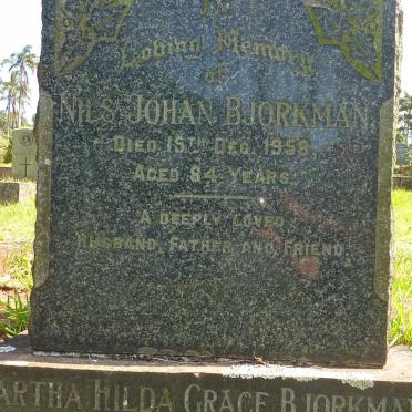 BJORKMAN Nils Johan -1958 