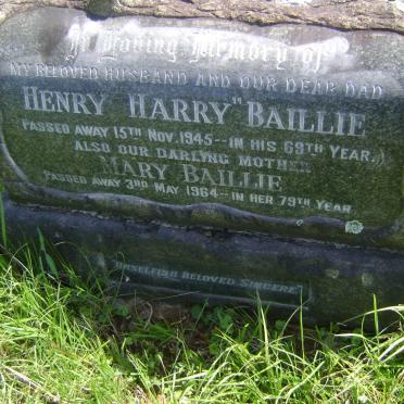 BAILLIE Henry -1945 &amp; Mary -1964