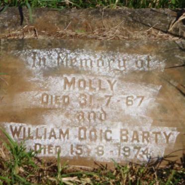 BARTY William Doic -1974 &amp; Molly -1967