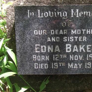 BAKER Edna 1925-1978