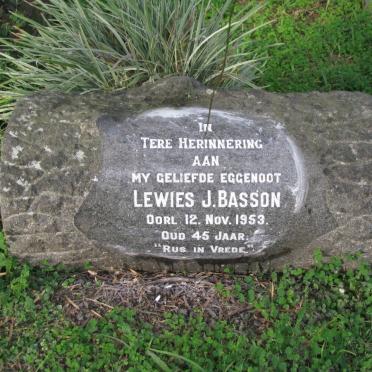 BASSON Lewies J. -1953