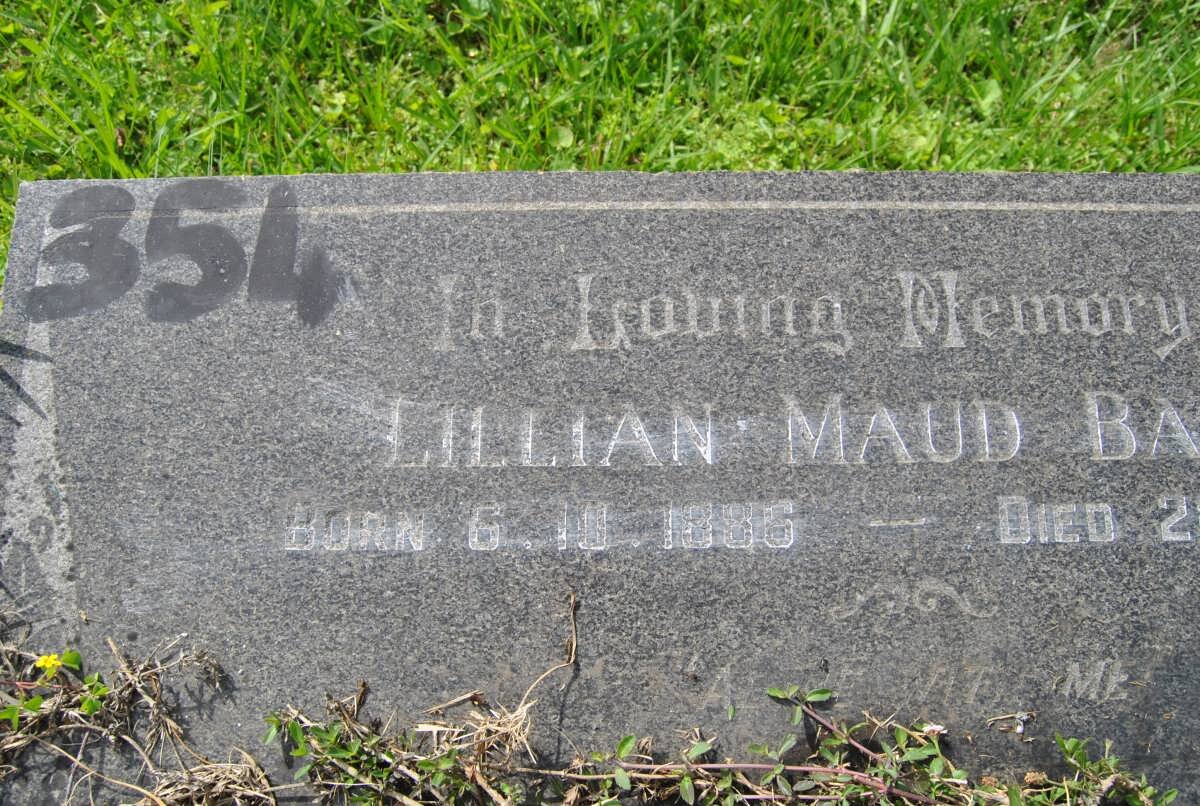 BAILLIE Lillian Maud 1886-1979