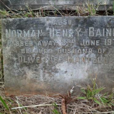 BAINES Norman Henry -1970