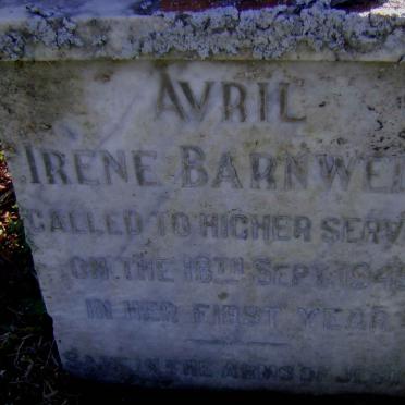 BARNWELL Avril Irene -1945