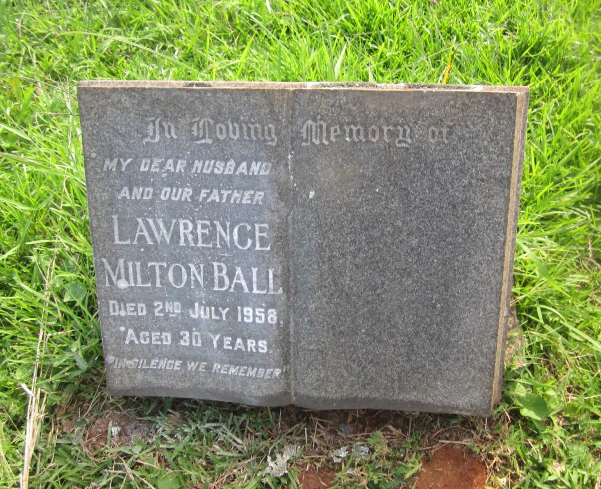 BALL Lawrence Milton -1958