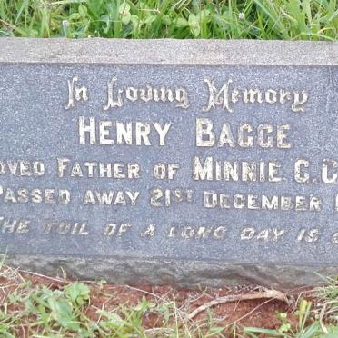 BAGGE Henry -1919