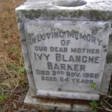 BARKER Ivy Blanche -1968