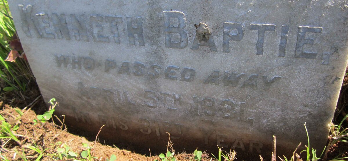 BAPTIE Kenneth -1931
