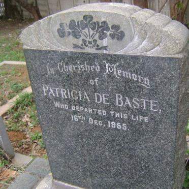 BASTE Patricia, de -1955