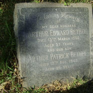 BETHEL Arthur Edward -1960 :: BETHEL Arthur Patrick -1940