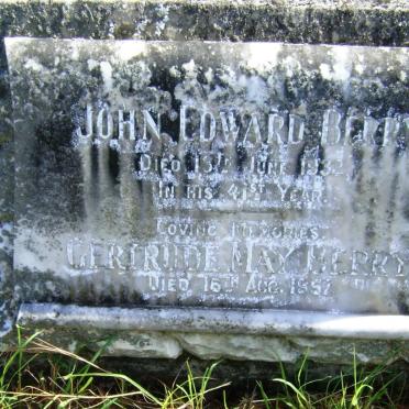 BERRY John Edward -1932 &amp; Gertrude May -1957