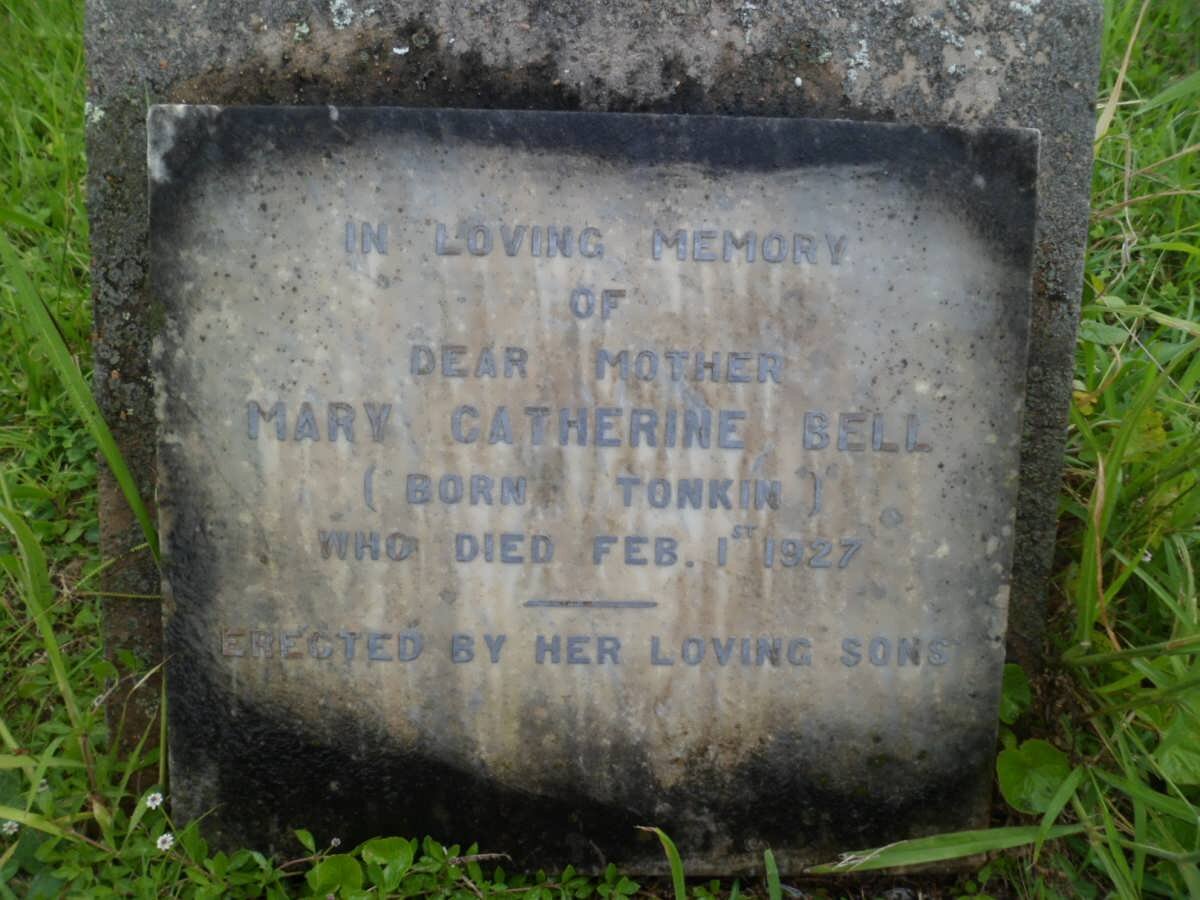 BELL Mary Catherine nee TONKIN -1927