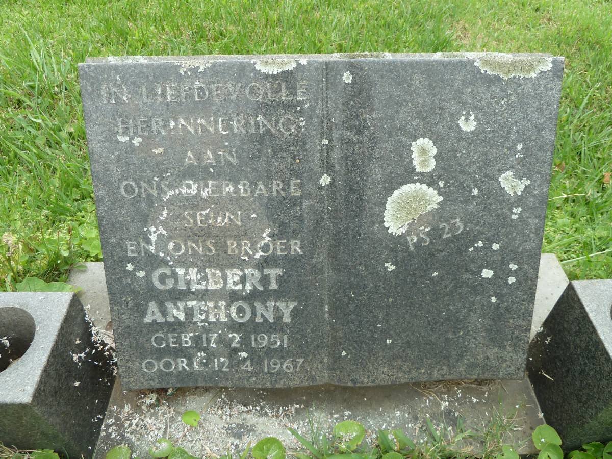 BENDALL Gilbert Anthony 1951-1967