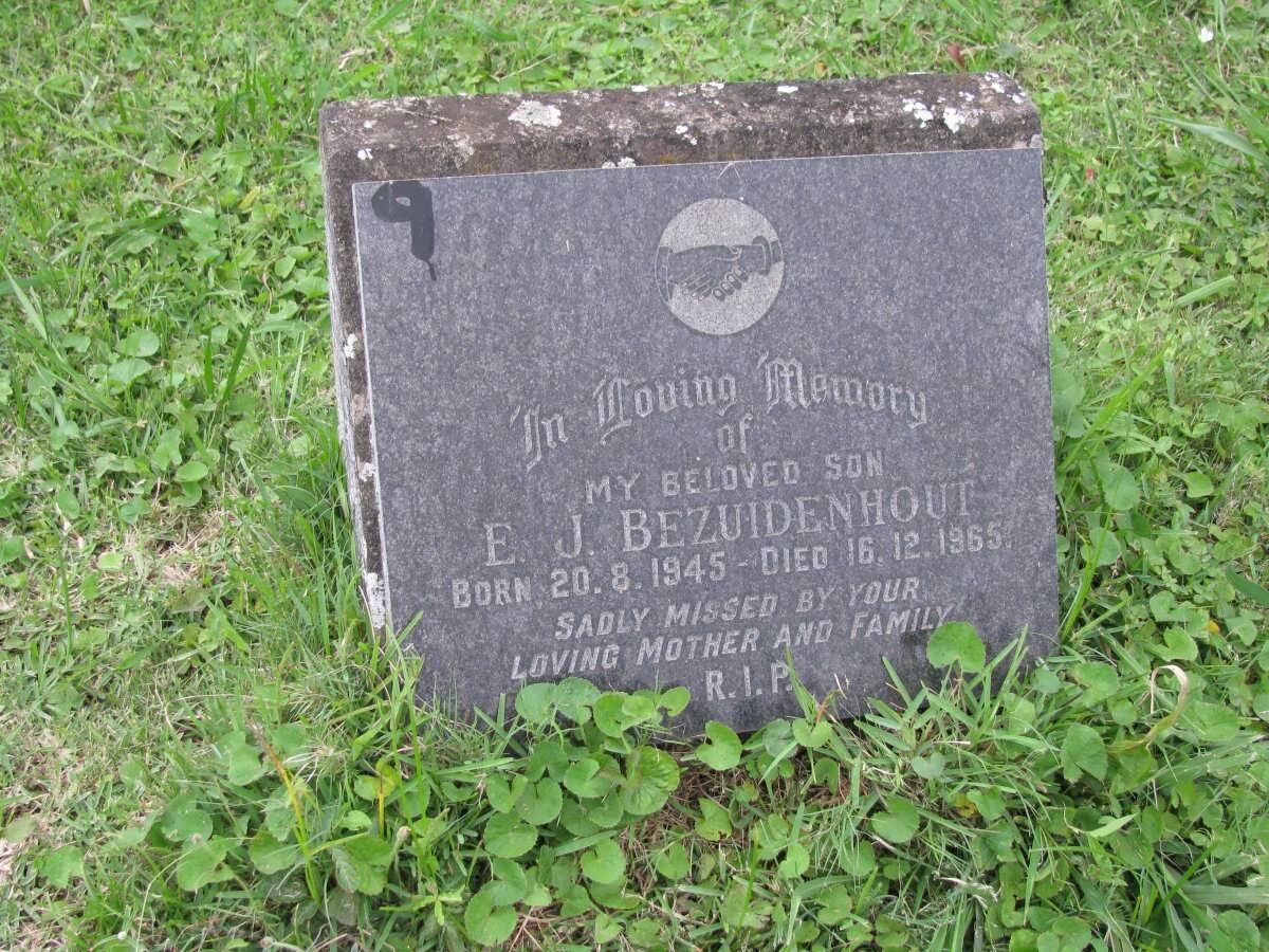 BEZUIDENHOUT Edward James 1945-1965