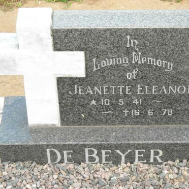 BEYER Jeanette Eleanor, de 1941-1978