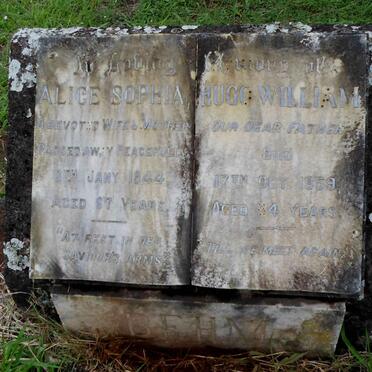 BEHM Hugo William -1959 &amp; Alice Sophia -1944