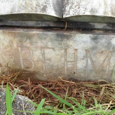 BEHM Hugo William -1959 &amp; Alice Sophia -1944 