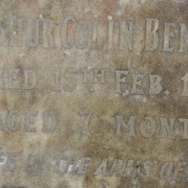 BENHARDT Arthur Colin -1931