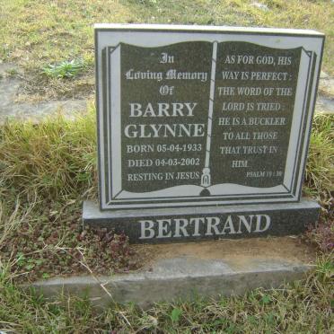 BERTRAND Barry Glynne 1933-2002