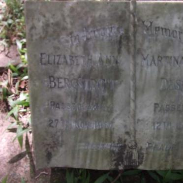 BERGSTROM Elizabeth Ann -1957 :: DESCOINS Martina Josephine -1965