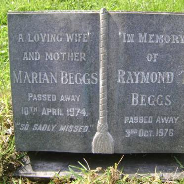 BEGGS Raymond T. -1976 &amp; Marian -1974