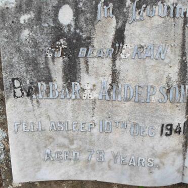 ANDERSON Barbara -1941
