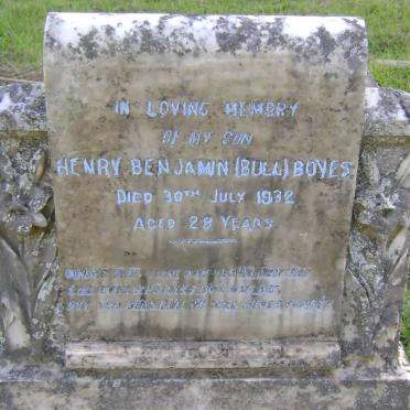 BOYES Henry Benjamin -1932