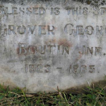 BOUTIN Grover George 1923-1965