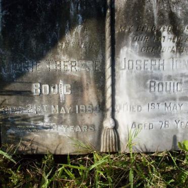BOUIC Joseph Icnace-1983 &amp; Marie Therese -1964 