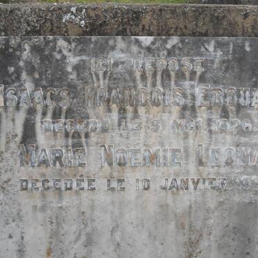 BOUCHERVILLE Isaacs Francois Ebduard, Boucher de -1926 &amp; Marie Noemie Leona -1951