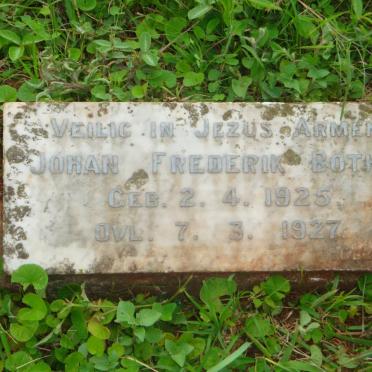 BOTHA Johan Frederik 1925-1927