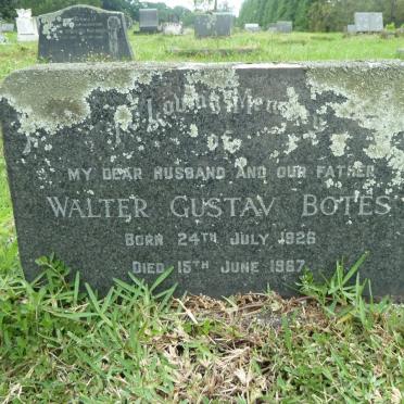 BOTES Walter Gustav 1926-1967