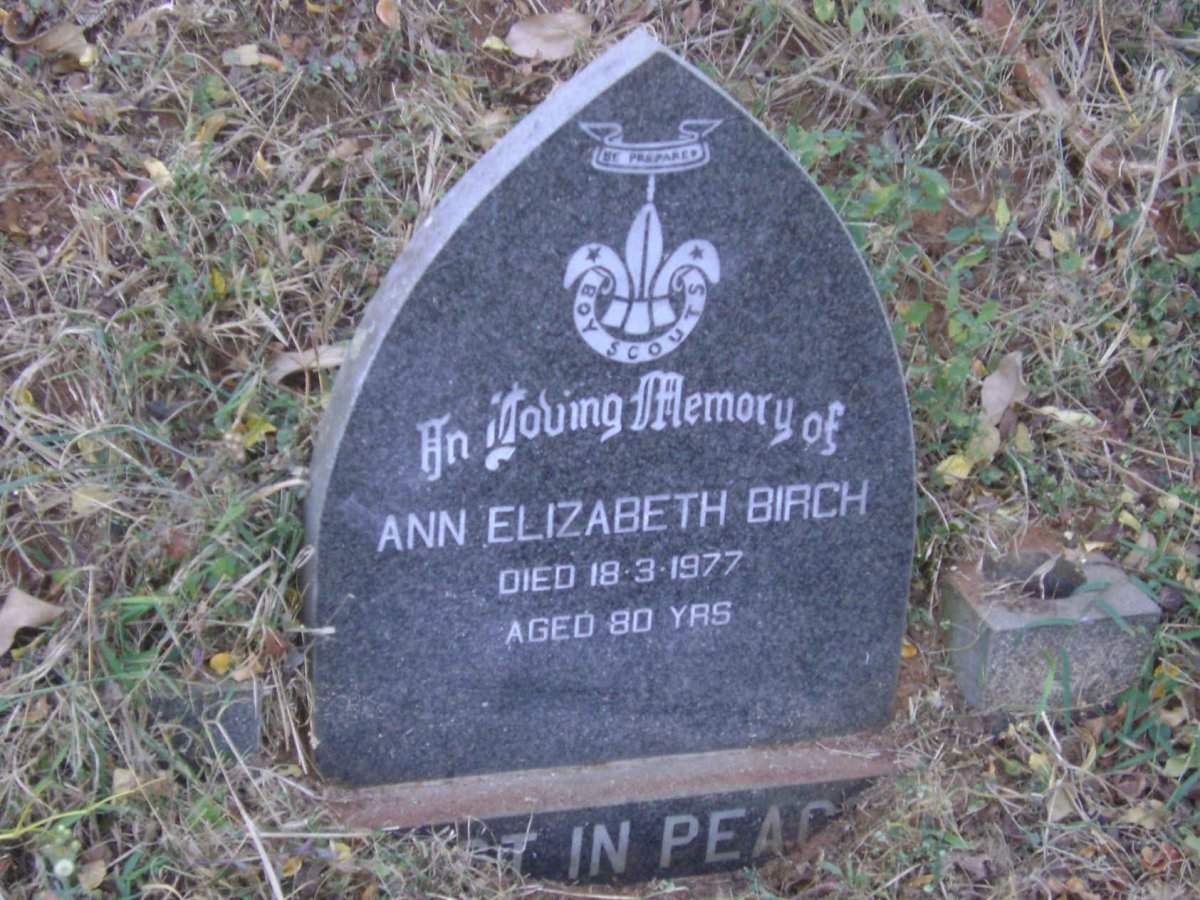 BIRCH Ann Elizabeth -1977
