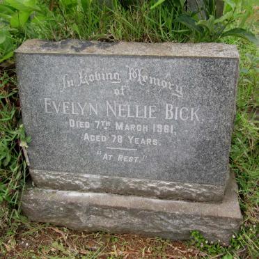 BICK Evelyn Nellie -1961