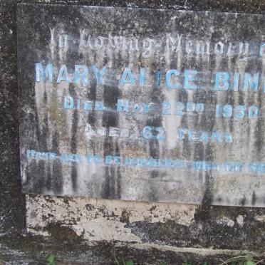 BINNS Mary Alice -1930