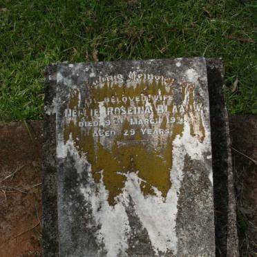 BLAAUW Nellie Roseina  -1921