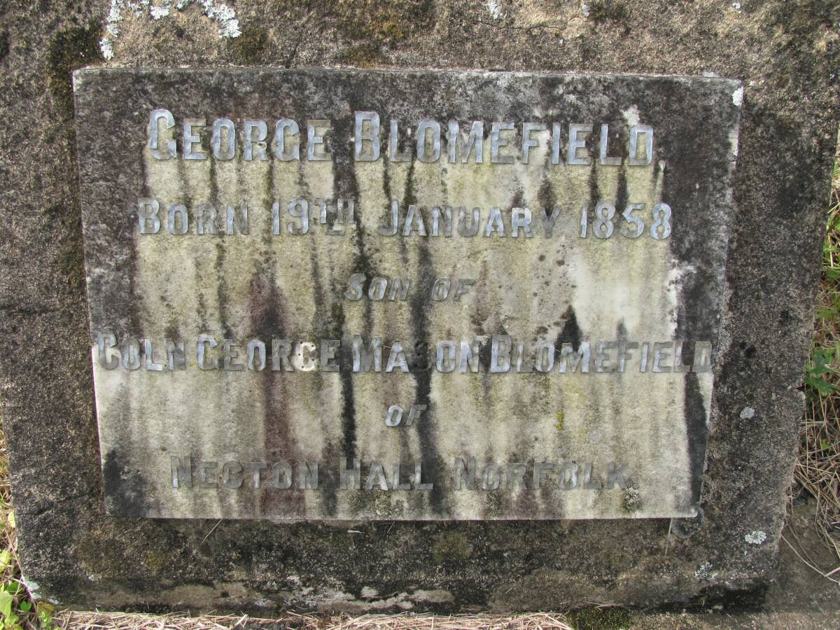 BLOMEFIELD George 1858-1934