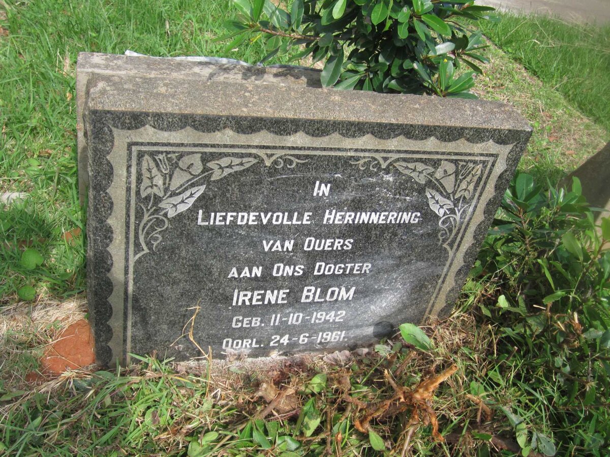 BLOM Irene 1942-1961