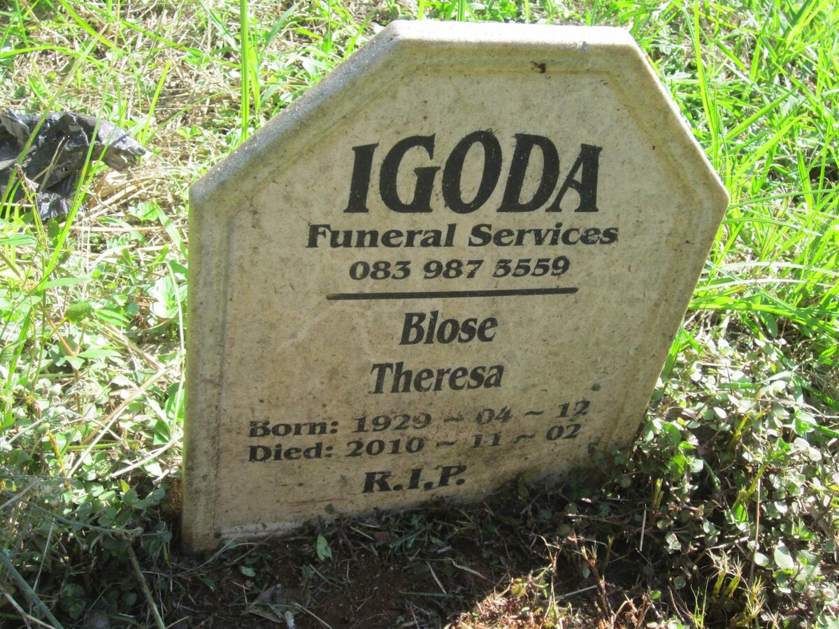 BLOSE Theresa 1929-2010