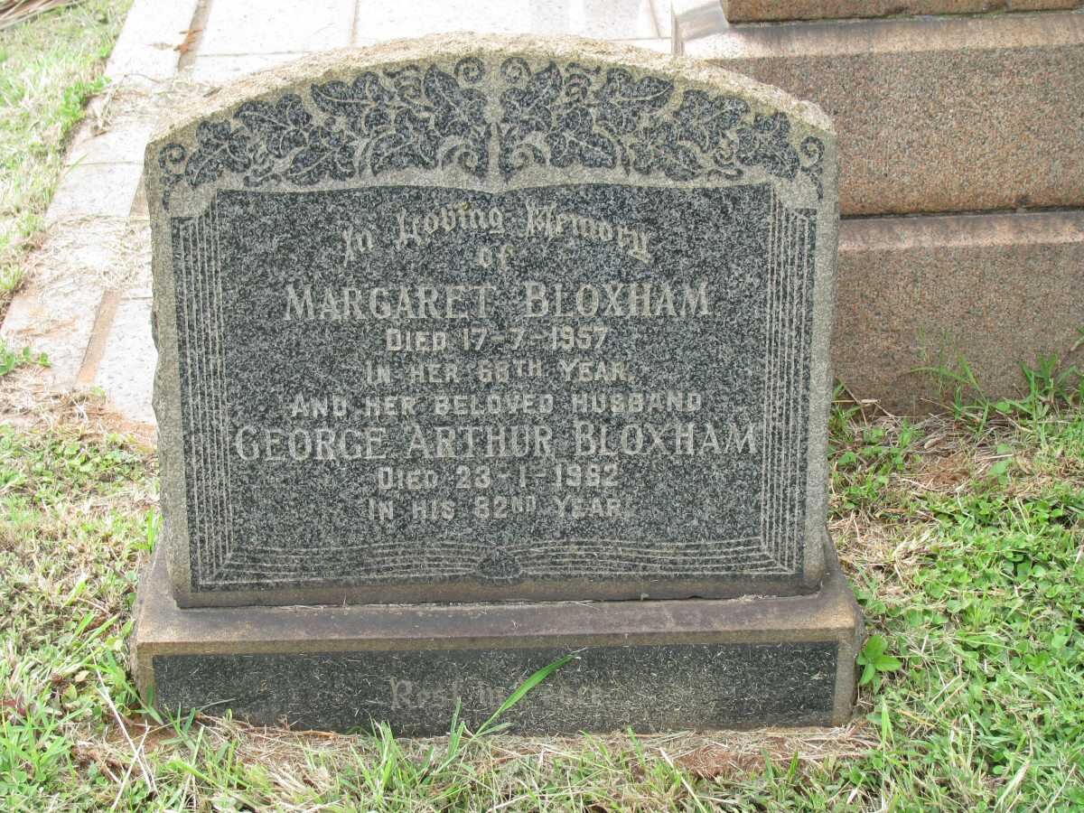 BLOXHAM George Arthur -1962 &amp; Margaret -1957