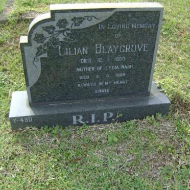 BLAYGROVE Lilian -1960