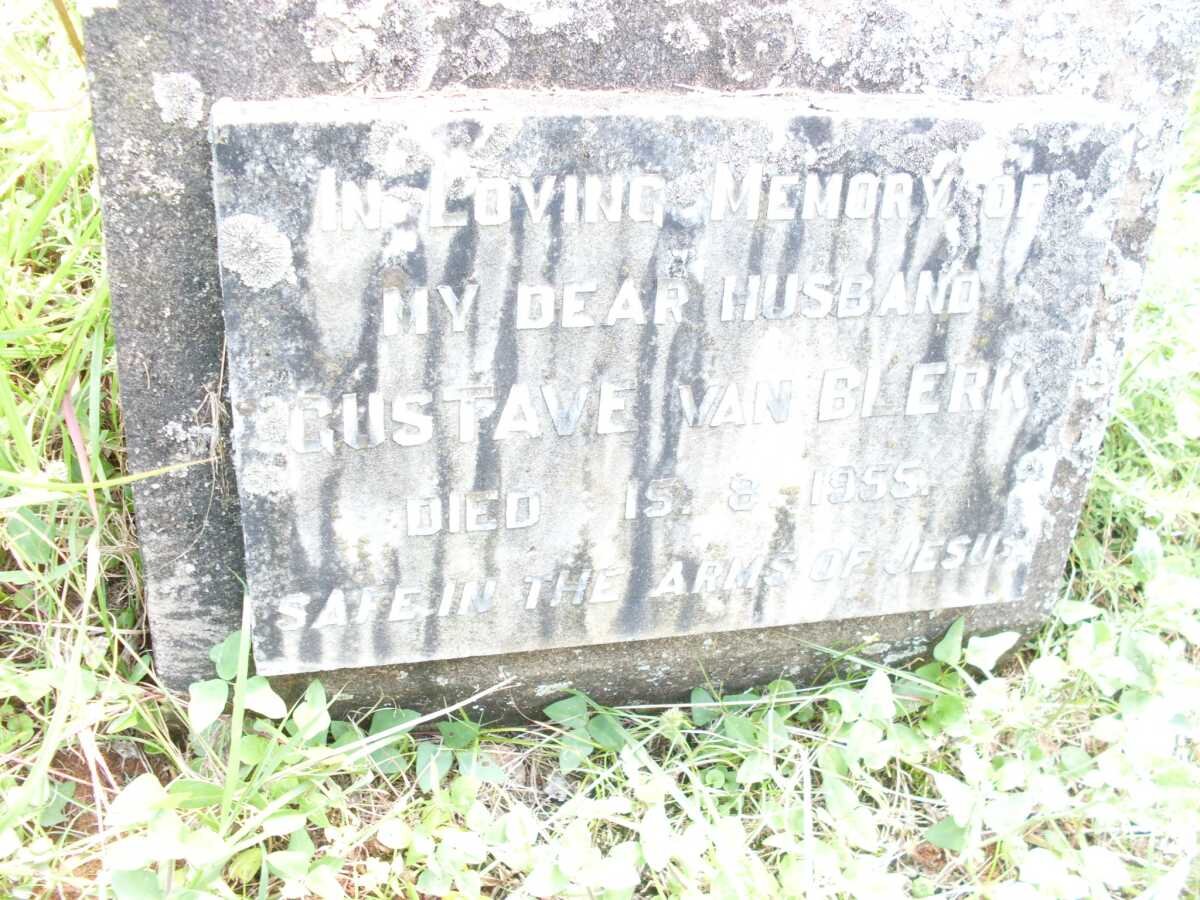 BLERK Gustave, van -1955