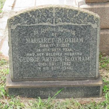 BLOXHAM George Arthur -1962 &amp; Margaret -1957