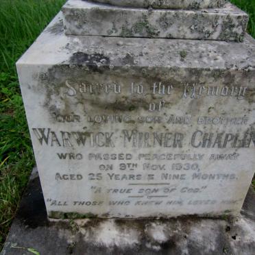 CHAPLIN Warwick Milner -1930